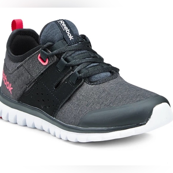 Reebok Women’s Sublite 2.0 Running Memory Foam Sneakers Size 6.5 US Black & Pink - Picture 1 of 12